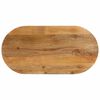 vidaXL bordplade 120x50x2,5 cm oval massivt mangotr&aelig;