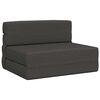 vidaXL Foldbar Sofa Seng Madrasse M&oslash;rkegr&aring; 70 x 80 x 60 cm Stof