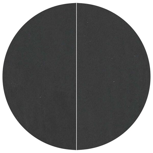 vidaXL Pool Bundark Sort Ø 244 cm Polyester geotekstil