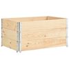 vidaXL h&oslash;jbed 3 stk. 80x120 cm massivt fyrretr&aelig;