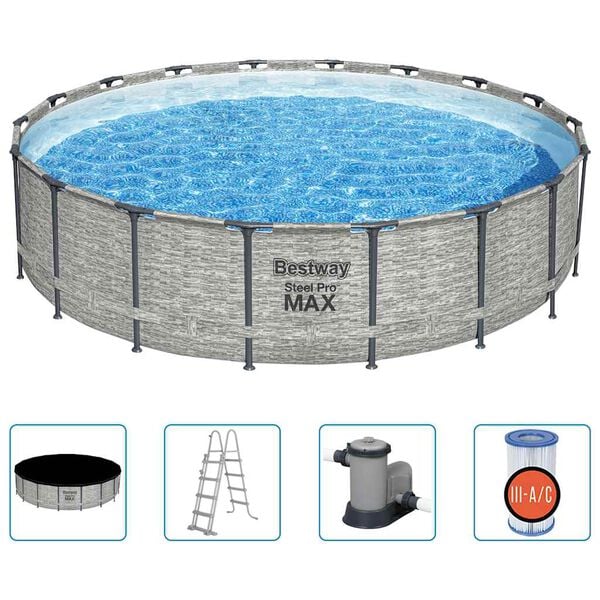 Bestway Power Steel swimmingpool 549x122 cm