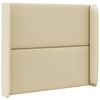 vidaXL Hovedg&aelig;rde&oslash;re Creme 80 x 16 x 4 cm PVC