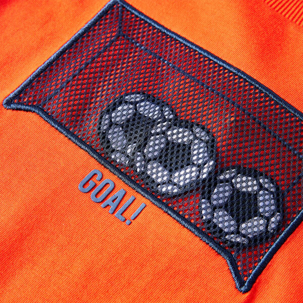 Langærmet T-shirt til børn str. 92 orange