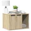 vidaXL toiletskjuler kattebakke 60x40x40 cm konstrueret tr&aelig; sonoma-eg