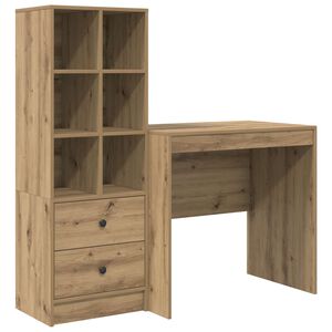 vidaXL Bord Artisan Egetr&aelig; 125,5 x 50 x 127 cm 2 stk.