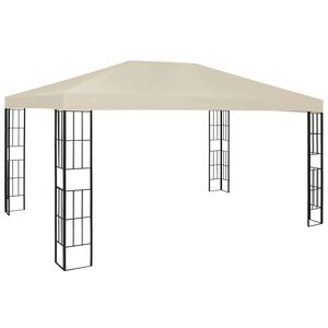 vidaXL pavillon 3x4 m cremefarvet