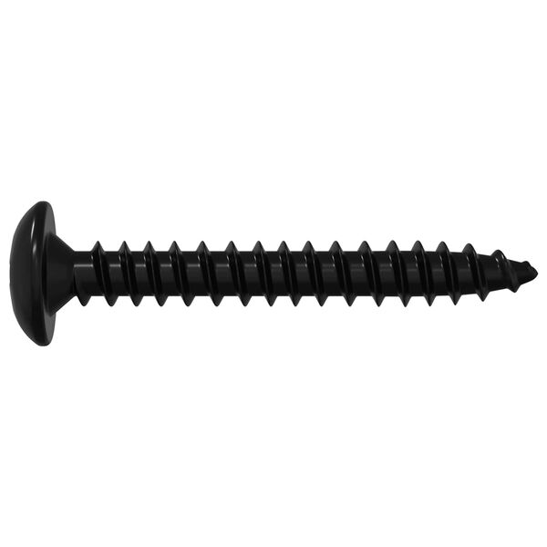 vidaXL Tapenagel 12 pcs Sort M4 x 28 mm St&aring;l