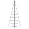 vidaXL dekorationstr&aelig; 210 cm metal sort