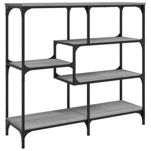 vidaXL konsolbord 103x32x95 cm konstrueret tr&aelig; gr&aring; sonoma-eg
