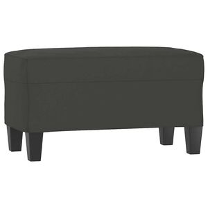 vidaXL b&aelig;nk 70x35x41 cm mikrofiberstof m&oslash;rkegr&aring;