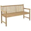 vidaXL haveb&aelig;nk 150 cm teak