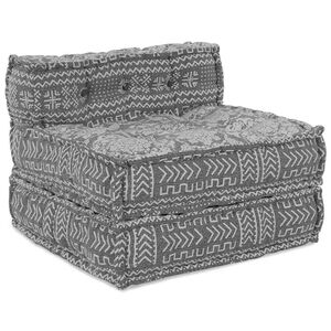 vidaXL Modulsofa Lysegrå 70 x 70 x 56 cm Stof