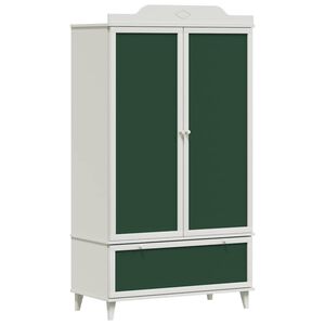 vidaXL Tavle Garderobe ROROS Hvid 90 x 45 x 165 cm Konstrueret tr&aelig;