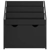 vidaXL B&oslash;rnebogreol med skuffe Sort 60 x 29,5 x 69 cm Konstrueret tr&aelig;