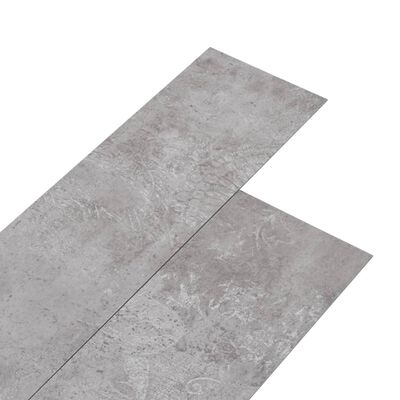 vidaXL selvhæftende PVC-gulvplanker 5,21 m² 2 mm jordgrå
