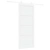 vidaXL Skyded&oslash;r 86 x 211 cm Konstrueret tr&aelig; Hvid