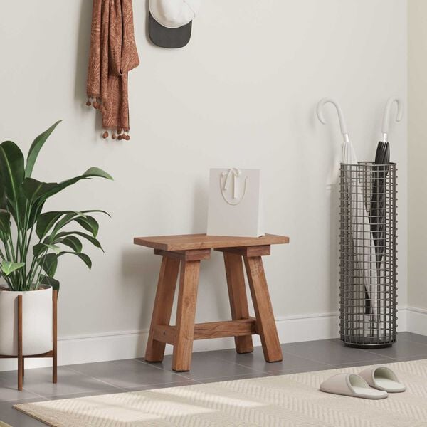 vidaXL bænk Naturfarvet 50 x 26 x 45 cm Mahogni Træ