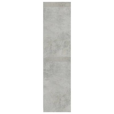 vidaXL klædeskab 100 x 50 x 200 cm spånplade betongrå