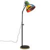 vidaXL gulvlampe 30x30x100-150 cm 25 W E27 flerfarvet