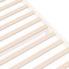 vidaXL sengeramme 75x190 cm Small Single massivt tr&aelig; hvid