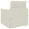 vidaXL Sovesofa 60cm Creme Fl&oslash;jl