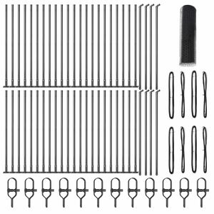 vidaXL Hegnsp&aelig;l Gr&aring; 100 x 0,4 m (13 mm mesh) St&aring;l og PVC