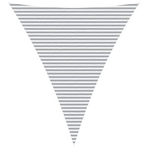 vidaXL Solskygge sejl Lys Gr&aring; og Hvid 5 x 6 x 6 m