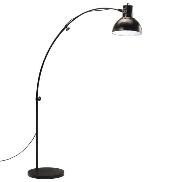 vidaXL gulvlampe 150 cm 25 W E27 sort