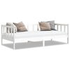 vidaXL daybed 90x200 cm massivt fyrretr&aelig; hvid