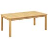 vidaXL Sofabord Lys akacie 110 x 60 x 45 cm Massivt Akacietr&aelig;