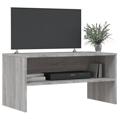 vidaXL tv-bord 80x40x40 cm konstrueret træ grå sonoma-eg