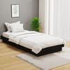 vidaXL sengeramme 90x200 cm massivt tr&aelig; sort