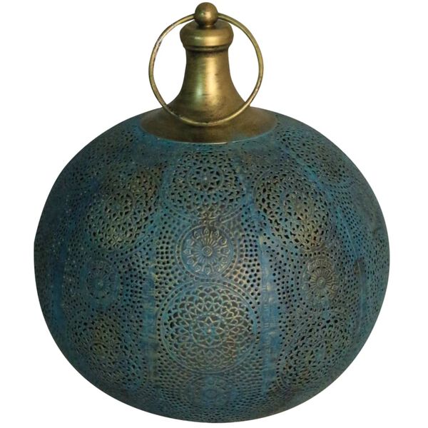 Luxform batteridrevet LED-havelanterne med LED Tiznit gr&oslash;n