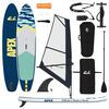 vidaXL Oppusteligt SUP Board med Sejl APEX 330 x 76 x 15 cm Bl&aring; til