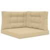 vidaXL Udend&oslash;rs Sofa Pude Polyester Beige 80 x 80 x 8 cm