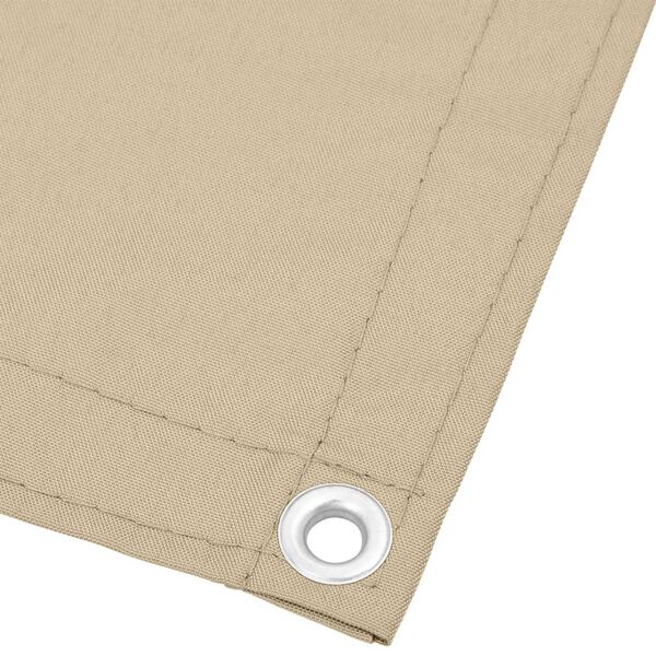 vidaXL altanafsk&aelig;rmning 75x1000 cm 100 % polyester beige