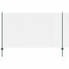 vidaXL Svejsede tr&aring;dhegn med stolper 10 x 1,4 m PVC-belagt st&aring;l Gr&oslash;n