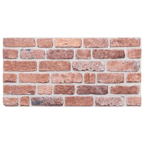 vidaXL 3D-vægpaneler 10 stk. 100x50 cm EPS rød