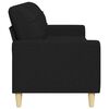 vidaXL 3-personers sofa 210 cm stof sort
