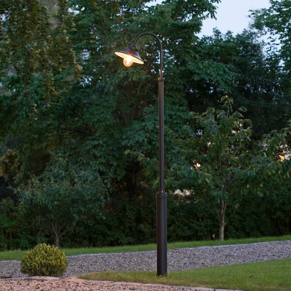 KONSTSMIDE gulvlampe Vega mat sort