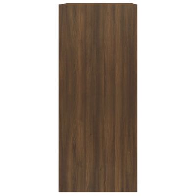 vidaXL bogreol/rumdeler 40x30x72 cm brun egetræ