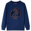 Sweatshirt til b&oslash;rn str. 128 marinebl&aring;