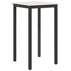 vidaXL Barbord Hvid 60 x 60 x 105 cm Massiv fyrretr&aelig;