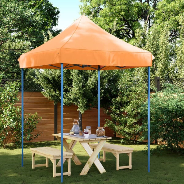 vidaXL pop op-festtelt 200x200x306 cm foldbart orange