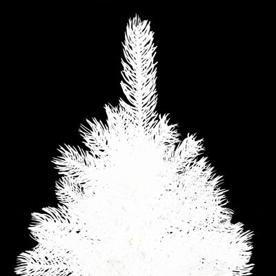 vidaXL kunstigt juletræ med naturtro nåle 240 cm hvid