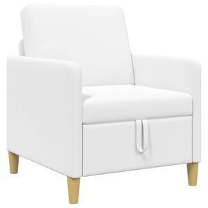 vidaXL Sofa med opbevaring Hvid 72 x 78 x 87 cm Polyester