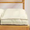 vidaXL Pude 2 pcs Creme 40 x 40 x 8 cm Oxford stof