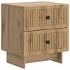 vidaXL Natskab Artisan-eg 43 x 34,5 x 47,5 cm Konstrueret tr&aelig;