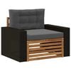 vidaXL Udend&oslash;rs Mellem Sofa Naturfarvet