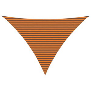 vidaXL Solskygge sejl Orange og Brun 5 x 5 x 6 m 100% polyester Oxford